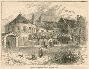 White Conduit House, Pentonville, London, ca 1820 av English School