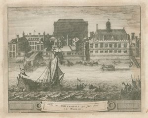 Whitehall fra Themsen av English School