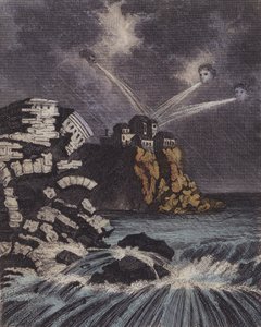 Wer aufmerksam zuhört und mein Wort befolgt ... (kolorierte Gravur) von English School