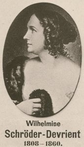 Wilhelmine Schroder-Devrient (gravyr) av English School