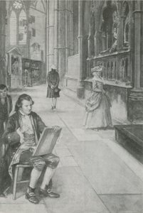 William Blake lærer å tegne bilder av English School