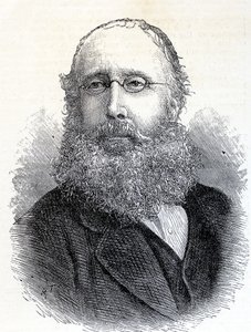 William Bromley-Davenport (1821-1884) fra Illustrated London News 28. juni 1884 av English School