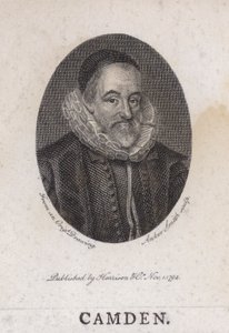 William Camden , engelsk antikvar, historiker og geograf (gravering) av English School