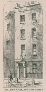 William Hogarths hus, Leicester Square av English School