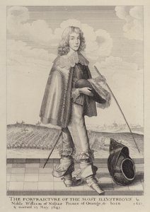 William II av Orange-Nassau, Prince of Orange (radering) av English School