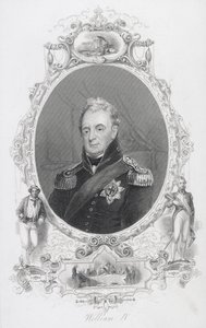 William IV (1765-1837) konge av Storbritannia, Irland og Hannover av English School