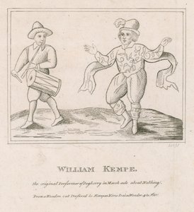 William Kempe, den originale utøveren av Dogberry i Much Ado About Nothing av English School