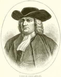 William Penn (Aetat. 50) av English School