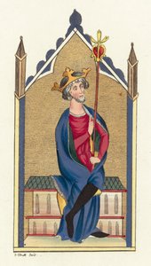 William Rufus (farget gravering) av English School