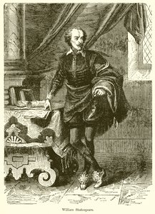 William Shakespeare av English School