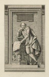William Shakespeare-monumentet av English School