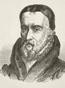 William Tyndale, fra 'The National and Domestic History of England' av William Hickman Smith Aubrey (1858-1916) utgitt London, ca. 1890 av English School