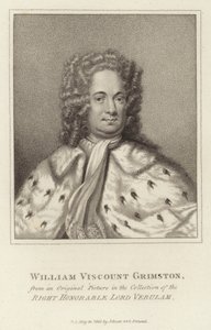 William Viscount Grimston av English School