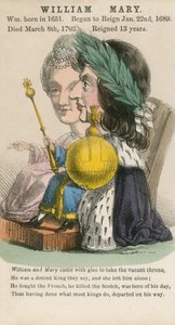 William og Mary (akvatint) av English School