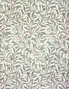 Willow Bough, tapetdesign, 1874 (tapet) av English School