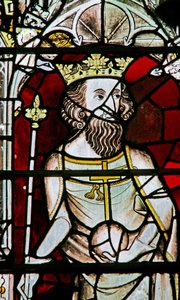 Window Ew som viser Edward II av English School