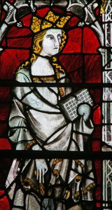 Window Ew som viser St Catherine av English School