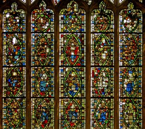 Window Ew som viser Jesse-treet av English School