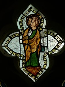 Fenster N1, hl. Edmund von English School