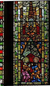 Vindu N2 som viser Jomfruens kroning av English School