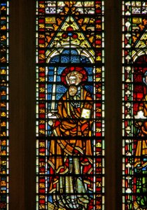 Fenster Ww, den heiligen Paulus darstellend?