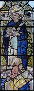 Vindu w4 som viser St Peter Martyr av English School