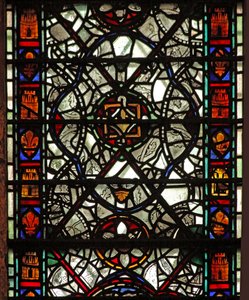 Vindu w58 som viser grisaille av English School