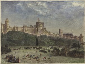 Windsor slott av English School