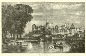 Windsor slott av English School