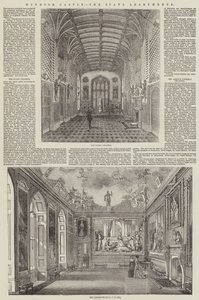 Windsor Castle, the State Apartments (gravering) av English School
