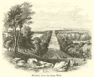 Windsor, fra Long Walk av English School