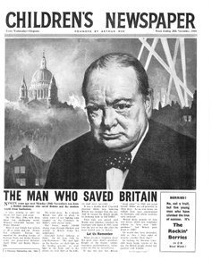Winston Churchill: The Man who Saved Britain, forsiden av 