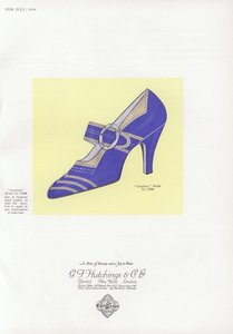 Skoreklame for kvinner, 1930-tallet av English School