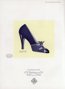 Skoreklame for kvinner, 1930-tallet av English School