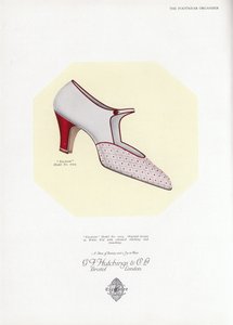 Skoreklame for kvinner, 1930-tallet av English School