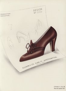 Skoreklame for kvinner, 1930-tallet av English School
