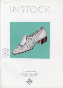 Skoreklame for kvinner, 1930-tallet av English School
