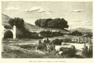 Wood and Grotte of Egeria i Campagna av English School