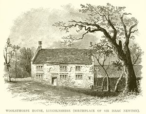 Woolsthorpe House, Lincolnshire (fødestedet til Sir Isaac Newton)