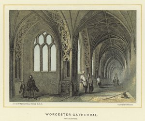 Worcester Cathedral, klosteret av English School