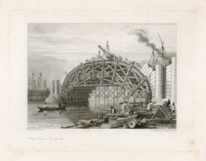 Works, Strand Bridge (dvs. Waterloo Bridge), London av English School