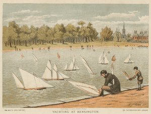 Yachting i Kensington Gardens av English School