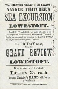 Yankee Thatchers havutflukt til Lowestoft (trykk) av English School