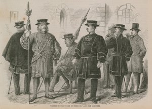 Yeomen of the Guard i sine gamle og nye kostymer av English School