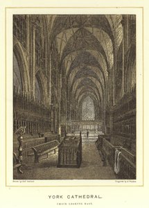 York katedral, kor ser østover av English School