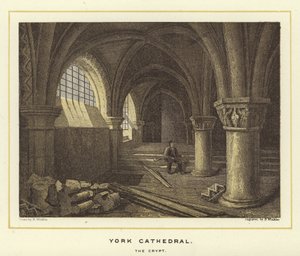 York katedral, krypten av English School