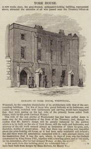 York House, Whitehall (gravering) av English School