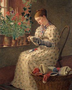 A Months Darning, 1876.