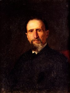 Portrett av ingeniør Antonio Magni (olje på lerret) av Enrico Crespi