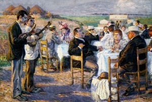 Fett og tynn (1899, olje på lerret)